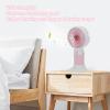 Hand Blowing Portable Rechargeable Strawberry Wow Cartoon Desktop Outdoor Travel Fan view 3