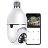 Bulb Security Camera 2.4GHz Wireless, 3602K Tuya Smart Indoor 3MP Camera, Full Color Night Vision & Motion Tracking, AI Human Detection, Audible Alarm, Alexa/Google Home, Solar Powered view 1