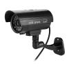 Black Fake Security Camera, Flash LED CCTV Camera, Safe 3-6 Months Work for Supermarket Hotel view 1