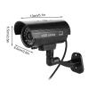 Black Fake Security Camera, Flash LED CCTV Camera, Safe 3-6 Months Work for Supermarket Hotel view 2