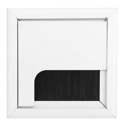 Desk Computer Aluminium Wire Cable Tidy Outlet Insert Hole Top Cover(S),Square Desk Cable Outlet, Square Desk Cable Outlet, Desk Computer Aluminium Cable Outlet Cable Square Outlet Desk Cable Ou