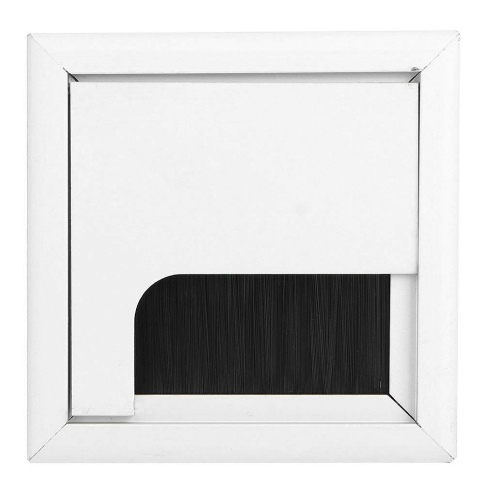 Desk Computer Aluminium Wire Cable Tidy Outlet Insert Hole Top Cover(S),Square Desk Cable Outlet, Square Desk Cable Outlet, Desk Computer Aluminium Cable Outlet Cable Square Outlet Desk Cable Ou