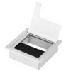Desk Computer Aluminium Wire Cable Tidy Outlet Insert Hole Top Cover(S),Square Desk Cable Outlet, Square Desk Cable Outlet, Desk Computer Aluminium Cable Outlet Cable Square Outlet Desk Cable Ou view 4