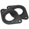 A ABSOPRO Car Tweeter Speaker Mounting Adapter Bracket Rings for Toyota Corolla 2009-2019 Plastic Black 2 Pcs view 1