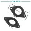 ACROPIX Car Tweeter Speaker Mounting Adapter Bracket Rings Fit for Toyota Camry - Pack of 2 Black view 3