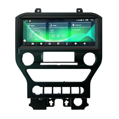 ZWNAV 10.25 inch Car Radio for Ford Mustang 2015-2020 Stereo Android Auto Replacement Touch Screen Upgrade Head Unit GPS Navigation Video Multimedia Player Carplay Compatible with AUTO AC Version