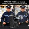 CAMMHD F6 128GB 4K Body Camera, Work 12-14Hrs and Ultra Night Vision, Waterproof Body Cameras with Audio and Video Recording H.265 Video Code Police Body Camera for Law Enforcement view 2