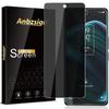 Anbzsign [2 Pack TCL Stylus 5G (2022) Privacy Screen Protector, Anti-Spy 9H Hardness Tempered Glass view 1