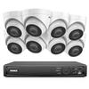 ANNKE H800 8CH Turret PoE Security Camera System with 8MP NVR, 8X 5MP Outdoor IP Camera, Audio Recording, H.265+, EXIR 2.0 Night Vision, IP67 Weatherproof, 24/7 Video Surveillance(NO HDD Included) view 1