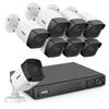 ANNKE H800 8CH Bullet PoE Security Camera System with 8MP NVR, 8X 5MP Outdoor IP Camera, Audio Recording, H.265+, EXIR 2.0 Night Vision, IP67 Weatherproof, 24/7 Video Surveillance(NO HDD Included) view 1