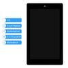 SR043KL Screen Replacement for Amazon Kindle Fire 7 7th Generation LCD Screen with Frame (for 7th Generation 2017 Release) LCD Display Touch Digitizer Sensor Glass Assembly Kit with Repair Tools view 2