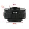 Microscope Kit 1X 0.35X 0.5X Adapter Lens 38mm C-Mount Adapter Trinocular Stereo Microscope Microscope Lens Adapters (Color : 0.35X and 0.5X) view 2
