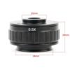 Microscope Kit 1X 0.35X 0.5X Adapter Lens 38mm C-Mount Adapter Trinocular Stereo Microscope Microscope Lens Adapters (Color : 0.35X and 0.5X) view 4