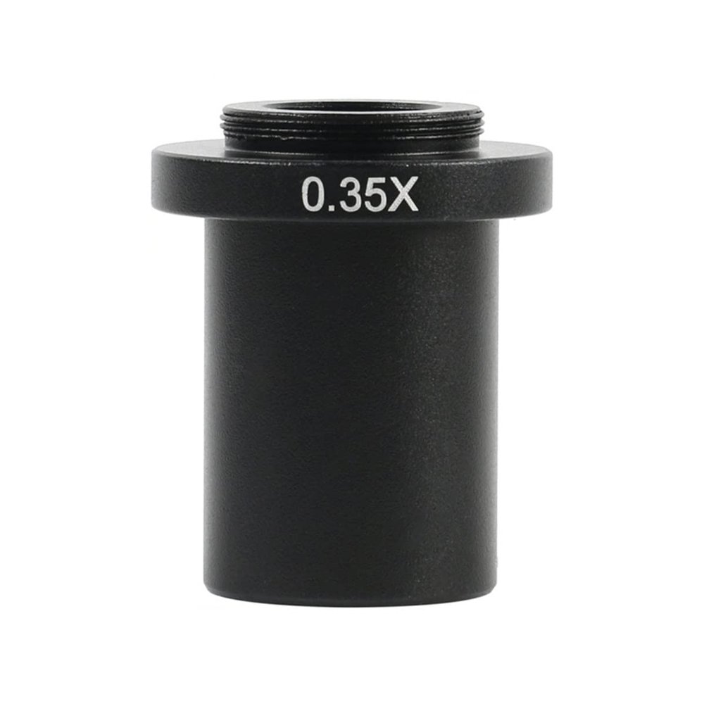 Microscope Kit 0.35X 0.5X 1X Auxiliary Eyepiece Adapter Zoom Lens Microscope Lens Adapters (Color : 0.35X)