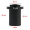 Microscope Kit 0.35X 0.5X 1X Auxiliary Eyepiece Adapter Zoom Lens Microscope Lens Adapters (Color : 0.35X) view 2