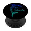 Florida Tribal Dolphin Beach Surfer Miami Tampa FL PopSockets Swappable PopGrip view 1