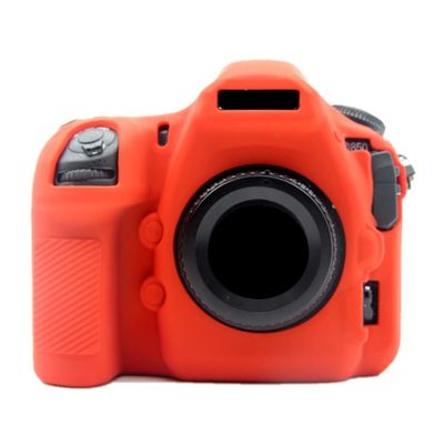 Camera Case Bag Soft Silicone Red Shockproof Armor Skin Body Cover Protector for Nikon D850 Digital SLR Camera