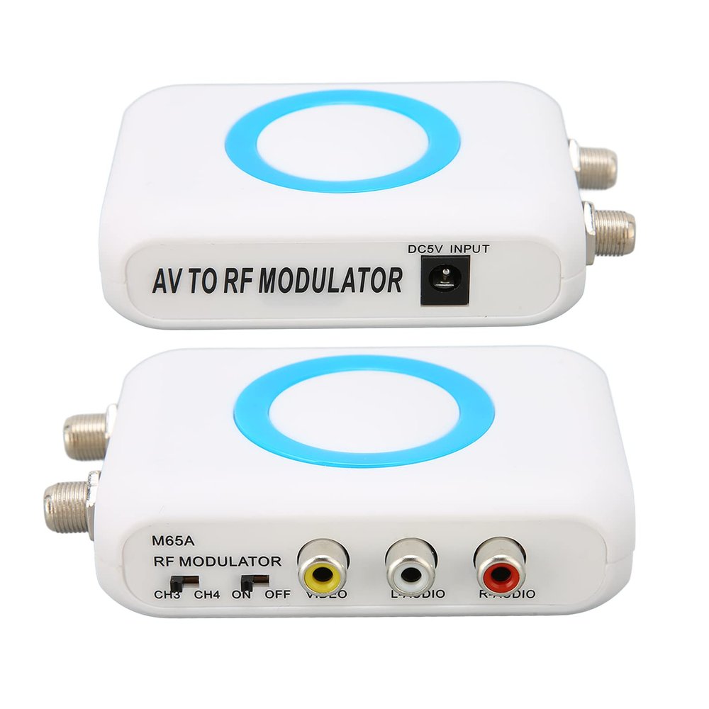 ASHATA Digital Modulator, NTSC RF Coaxial Converter, VHF Demodulator for CATV System