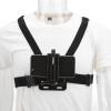 Mobile Phone Chest Mount Harness Strap Holder Cellphone Chest Strap Harness Mount with Detachable Stand, Stretchable and Immersive, Chest Strap Harness Mount for Smartphones and Action Camera view 1