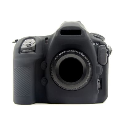 Camera Case Bag Soft Silicone Black Shockproof Armor Skin Body Cover Protector for Nikon D850 Digital SLR Camera