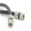 THE CIMPLE CO 1.5 FT Solid Copper Coaxial Cable - RG6 Coax with Connectors, F81/RF, Digital Coax for Audio/Video, Cable TV, Antenna, Internet, & Satellite - Black, 1.5 Feet (0.4 Meter) view 2