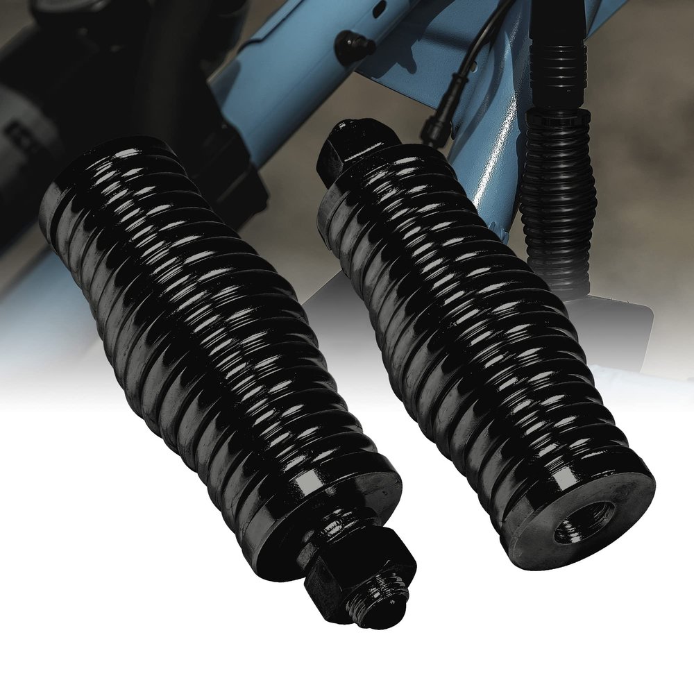 True MODS 2pc Heavy-Duty LED Whip Light Flag Spring Mount Mounting Base [Black-Finish] [Quick Release] [1/2" 20 Thread] for Offroad UTV ATV SxS Side-by-Side 4 Wheeler Polaris RZR Can-Am Maverick X3