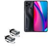 BoxWave Cable Compatible with BLU G91s - USB-C to A PortChanger (2-Pack), USB Type-C OTG USB Portable Keychain - Slate Black view 1