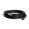 THE CIMPLE CO Coaxial Cable, 1.5 FT, Weatherproof Rubber Boot, Indoor/Outdoor TV Cable, High Speed Internet, Dual Shield, Satellite, Antenna, CATV, RG6, 0.45 Meter, Black view 1