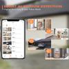 Dzees Security Camera Outdoor Wireless - Upgrade 2K 3MP Battery Powered WiFi Outdoor Camera Wireless, Spotlight, Siren, AI Dectection, Color Night Vision, IP66 Waterproof Cloud/SD-Black view 3