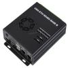 Dual ETH Quad RS485 Base Board (B) for Raspberry Pi Compute Module 4 Gigabit Ethernet 4CH Isolated RS485 USB2.0 with Protection Case @XYGStudy (CM4-ETH-RS485-BOX-B) view 1