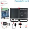 Dual ETH Quad RS485 Base Board (B) for Raspberry Pi Compute Module 4 Gigabit Ethernet 4CH Isolated RS485 USB2.0 with Protection Case @XYGStudy (CM4-ETH-RS485-BOX-B) view 2