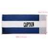 ONLYKXY Captain Armbands 9x30CM/3.54x11.81inch Adjustable Leader Armband for Soccer Basketball Volleyball School Team Competition Coach Players Wrist Arm Bands (Blue+White, 1) view 2
