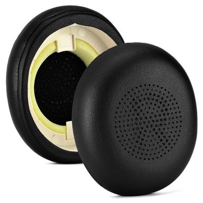 45H Ear Pads - defean Replacement Ear Cushion Cover Compatible with Jabra Evolve2 65 (65MS 65UC USB) / Evolve2 40 (40UC 40MS USB) / Elite 45h On-Ear Wireless Headset,Softer Protein Leather (Black)