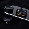 Feilx Phone Camera Lens 3 in 1 Phone Lens Kit,HD Universal 3 in 1 Phone Camera Lens Kits 210 Degree Fish Eye Lens 0.6X Wide Angle 15X Macro Lenses for Most of Smartphones view 2