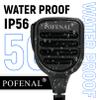POFENAL Waterproof Motorola Radio Speaker Mic for XPR3500e/XPR3300e - Remote Shoulder Microphone with 3.5mm Jack & Noise-Canceling, DMR Radio Accessories(Black) view 4