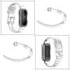 SING F LTD Watch Strap Compatible with Fitbit Luxe/Inspire/Inspire HR/Inspire 2/Ace 2/Ace 3 Smartwatch Tracker Replacement Watch Band TPU Wristband Transparent view 3