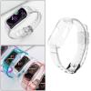 SING F LTD Watch Strap Compatible with Fitbit Luxe/Inspire/Inspire HR/Inspire 2/Ace 2/Ace 3 Smartwatch Tracker Replacement Watch Band TPU Wristband Transparent view 4