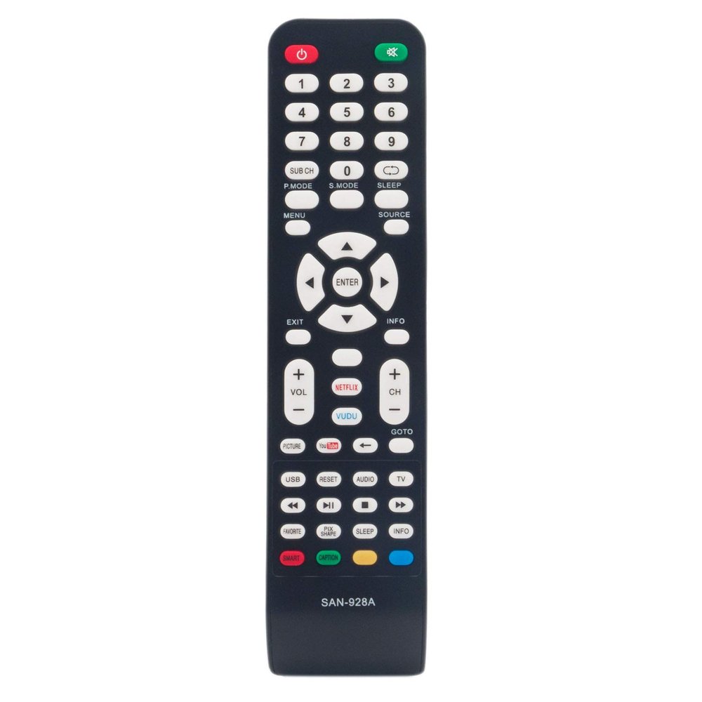 PerFascin SAN-928A Universal Replace Remote Control fit for Sanyo TV GXCC GXFA GXBD GXBM MC42NS00 GXHA GXEA GXGA GXBJ GXBL DP50747 DP46142 DP40142 DP42142 DP52848 DP32640 FW50D36FB