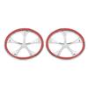 YDLMT 2 Pcs Chrome Motorcycle Front Speaker Grill Trim Cover Fit for Harley Touring Electra Street Glide Ultra Limited FLHTK FLHX 2014-2023 view 4
