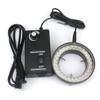 Microscope Kit Microscope 56 LED Ring Light Illuminator Lamp 0-100% Adjustable Lamp LED Circle Light for Trinocular Stereo Zoom Microscope Microscope Lens Adapters (Color : 56LED Black) view 1