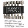 Power Nut Driver Bit Socket Wrench Metric Socket Wrench Screw Driver Hex Keys 14PCS,Tool Set Tool Set view 4