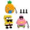 [3 Pack] Funny Airpod Case for AirPod 2/1, 3D Cartoon Character Cute Airpods 1&2 Case Kawaii AirPods 1/2 Cover for Men Boys Gift Protective Silicone Case with Keychain Accessories view 1