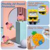 [3 Pack] Funny Airpod Case for AirPod 2/1, 3D Cartoon Character Cute Airpods 1&2 Case Kawaii AirPods 1/2 Cover for Men Boys Gift Protective Silicone Case with Keychain Accessories view 4