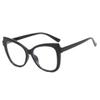 bullabulling Cat Eye Reading Glasses for Women Oversized Stylish Blue Light Blocking Glasses (black, 3.50, multiplier_x) view 1
