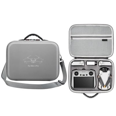 Carrying Case for DJI Mini 3 PRO&RC, Portable Compact Storage Bag Carrying Case Set compatible with DJI Mini 3 PRO&RC Drone and RC(Remote Controller with Screen), A