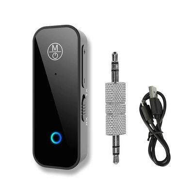 WYYHAA Bluetooth 5.1 Receiver for Car, 2-in-1 3.5mm Aux Bluetooth Car Adapter for Car Home Stereo Wired Headphones