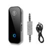 WYYHAA Bluetooth 5.1 Receiver for Car, 2-in-1 3.5mm Aux Bluetooth Car Adapter for Car Home Stereo Wired Headphones view 1