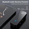 WYYHAA Bluetooth 5.1 Receiver for Car, 2-in-1 3.5mm Aux Bluetooth Car Adapter for Car Home Stereo Wired Headphones view 2