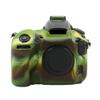 Camera Case Bag Soft Silicone Camouflage Green Shockproof Armor Skin Body Cover Protector for Nikon D810 Digital Camera view 1