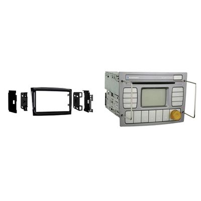 Metra 95-6531HG 2015- Ram Promaster City Vehicles Double-DIN Radio Dash Kit (High Gloss Black) & 86-3528 Pontiac GTO Radio Removal Key